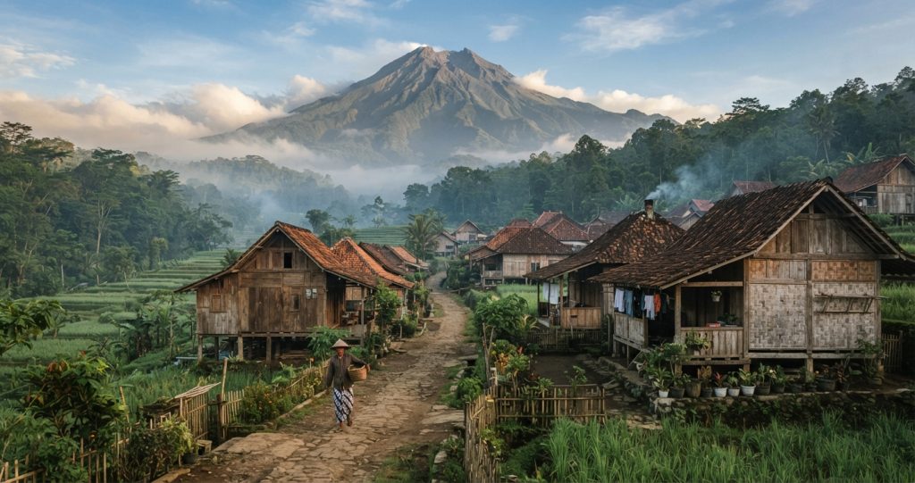 Bukan Bali atau Jogja, Wisatawan Ini Malah Temukan 'Desa Sunyi' di Kaki Gunung yang Bikin Lupa Pulang