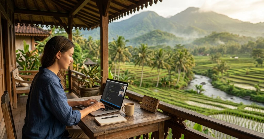 Bukan Cuma Buat Liburan, Tren 'Ganti Suasana Kerja' Malah Bikin Desa Wisata Ini Diserbu Pekerja RemoteBukan Cuma Buat Liburan, Tren 'Ganti Suasana Kerja' Malah Bikin Desa Wisata Ini Diserbu Pekerja Remote